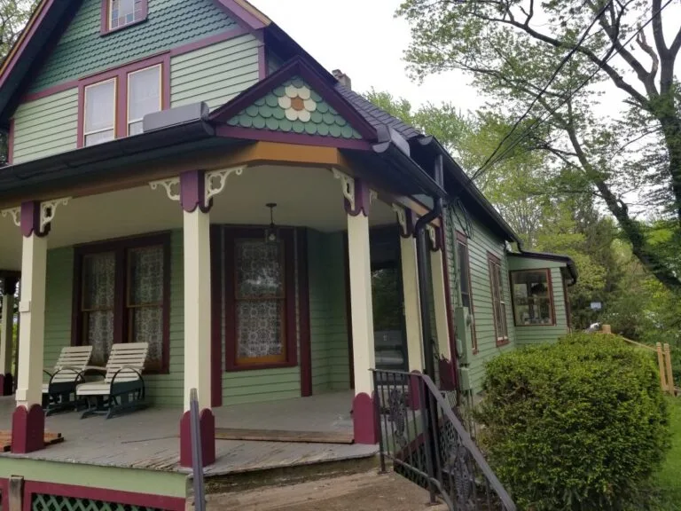 house with gutters